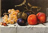 Emilie Preyer Canvas Paintings - Still Life with Fruit and Nuts